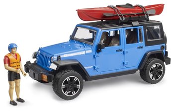 BRUDER 2529 Jeep Wrangler Rubicon s kajakom a postavou