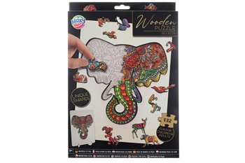 Dreven puzzle slon 132 dielov