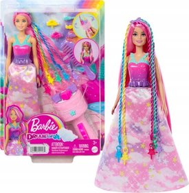 Barbie Dreamtopia princezn s kadernckymi doplnkami HNJ06