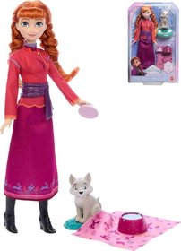 Mattel Frozen Anna s s vlm mlaom a doplnkami