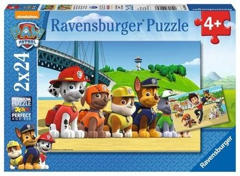 Ravensburger Tlapkov patrola Puzzle: Odvni psi 2x24 dielikov
