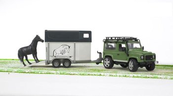 Bruder 2592 Land Rover + vozk s komi