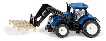 SIKU Blister - Traktor New Holland s paletovmi vidlami a paletou