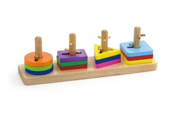 Viga Dreven sada puzzle s tvarmi
