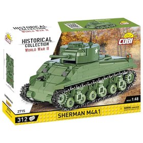 Cobi 2715 World War II Americk tank Sherman M4A1