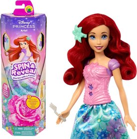 Barbie Disney Princess Spin &amp; Reveal Fashion Ariel a doplnky s 11 prekvapeniami