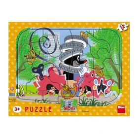 Dino puzzle Krtko opravr 12D doska