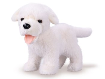 Labrador plyov 23cm stojaci biely