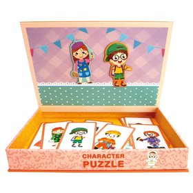 Bino Magnetick puzzle, postaviky