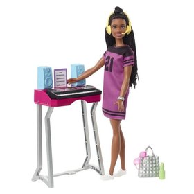 Barbie Dreamhouse hracia súprava s bábikou brunetkou Brooklyn