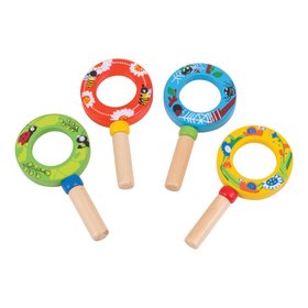 Bigjigs Toys minilupa 1ks  modr