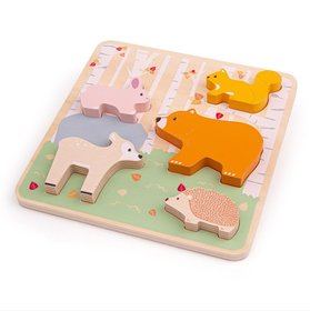 Bigjigs Baby Dreven puzzle Woodland