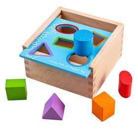 Bigjigs Toys Vkladacia krabika s tvarmi