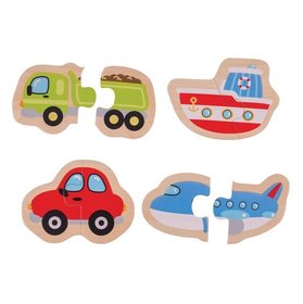 Bigjigs Toys Easy puzzle Dopravn prostriedky