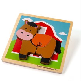 Bigjigs Toys Vkladacie puzzle Konk