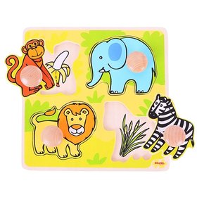 Bigjigs Toys mj prv vkladacie puzzle safari