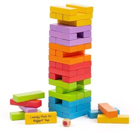 Bigjigs Toys Farebn Jenga