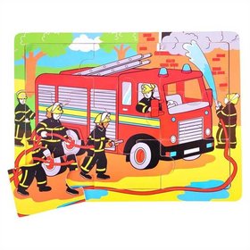 Bigjigs Toys Dreven puzzle hasii 9 dielikov