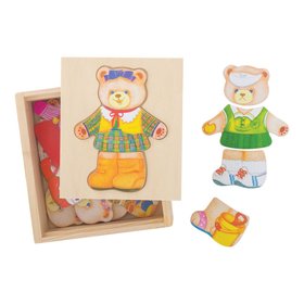 Bigjigs Toys Oblkacie puzzle Pani medvedica