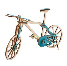 Woodcraft Dreven 3D puzzle Bicykel