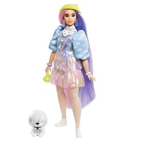 Mattel Barbie extra v klobúku