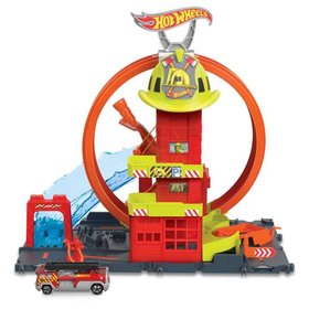 Hot Wheels City super hasisk stanica so slukou HKX41