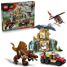 LEGO Jurassic World 76976 Leteck misia so spinosaurom a quetzalcoatlom