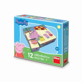 Dino Peppa Pig 12 kociek