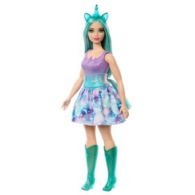 Barbie Rozprvkov vla Jednoroec - fialov HRR15