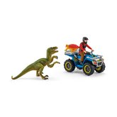 Schleich 41466 tek pred velociraptorom na tvorkolke