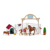 Schleich 42458 Nvteva kon, Hannah so samicou Ruby