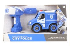 Lamps Skrutkovacie policajné auto na diaľkové ovládanie