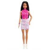Mattel Barbie model leskl suka a ruov top s hviezdami HRH13