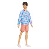 Mattel Barbie model Ken modro-ruov mikina HRH24