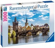 Puzzle Ravensburger Praha: Pohľad na Karlov most 1000 dielikov