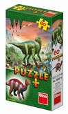 Dino puzzle Dinosaury + obrzok 60D