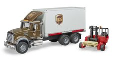 Bruder 2828 MACK Granit UPS s vysokozdvižným vozíkom
