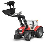 Bruder 3047 Traktor Massey Ferguson 7624 + eln naklada