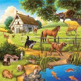 Ravensburger Puzzle Domce zvierat 3 x 49 dielikov
