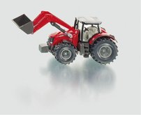 SIKU Farmer traktor Massey Ferguson s elnm nakladaom 1:50