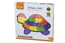 Viga 3D puzzle - korytnaka s psmenami