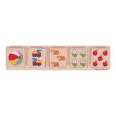 Bigjigs Toys Vkladacie puzzle potanie