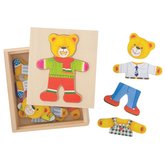 Bigjigs Toys Oblkacie puzzle Pn medve