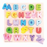 Bigjigs Detská abeceda Veľké písmená