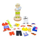 Bigjigs Toys Magnetick obliekacie puzzle portov aktivity