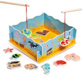 Bigjigs Toys Magnetick chytanie rybiiek