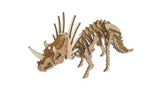 Woodcraft Dreven 3D puzzle Triceratops