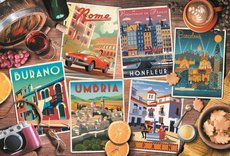 Trefl Puzzle 1500 - Cestujeme po Európe