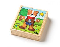 Woody Puzzle skria &quot;teniatko&quot;, 18 dielikov