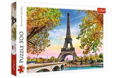 Trefl Puzzle Romantický Paríž 500 dielikov 48x34cm v krabici 40x26,5x4,5cm